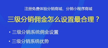 二級分銷傭金怎么設置最合理